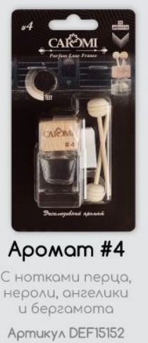 Ароматизатор на дефлектор CAROMI Vers-Man #4 Ароматизатор на дефлектор CAROMI Vers-Man #4