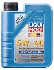 Масло мотор. Liqui Moly  5W40 Leichtlauf High Tech (синт) (1л) 1*6 шт. (8028)
