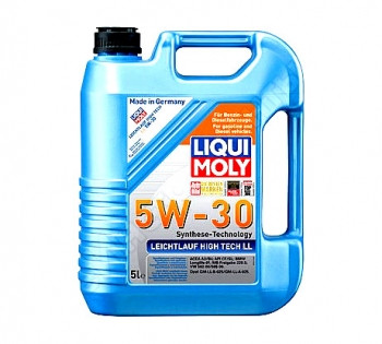 Масло мотор. Liqui Moly  5W40 Leichtlauf High Tech (синт) (5л) 1*4 шт. (8029)