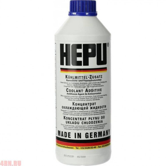 Антифриз концентрат HEPU G-11 синий (1,5 л) 1*12шт Антифриз концентрат HEPU G-11 синий (1,5 л) 1*12шт