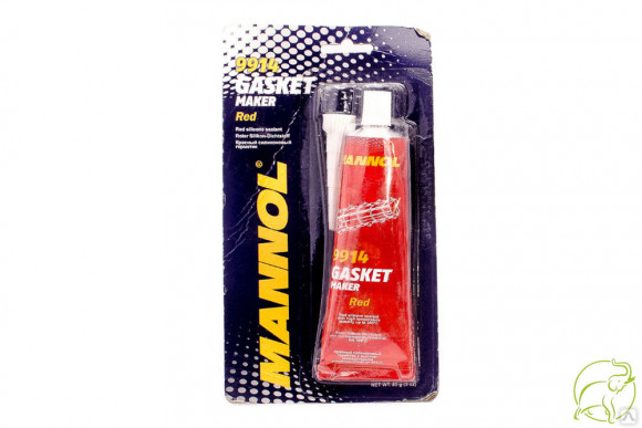 9914 Красный силиконовый герметик (от -50 С до +300 С) / Gasket Maker Red (85гр.) 1*12шт.