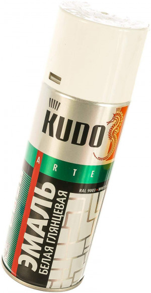 KUDO Эмаль универсальная Белая Глянцевая KU-1001 KUDO Эмаль универсальная Белая Глянцевая KU-1001