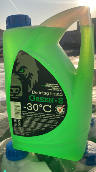 Жидкость универсальная CRYS (ЗЕЛЁНАЯ) (-30С) 5л фирм кан.(1*3шт) Жидкость универсальная CRYS (ЗЕЛЁНАЯ) (-30С) 5л фирм кан.(1*3шт)