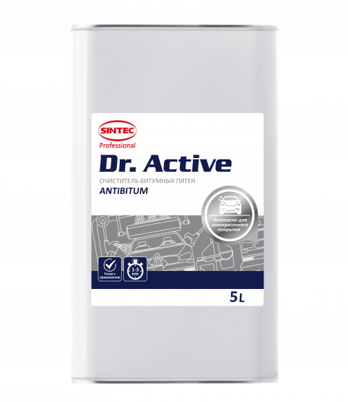 Sintec Очиститель битумных пятен  (Antibitum) 5л 1*12шт