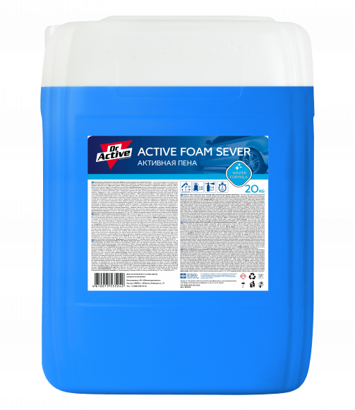 Sintec Автошампунь для б/к мойки Dr.Active "Active Foam Sever" 20кг Sintec Автошампунь для б/к мойки Dr.Active "Active Foam Sever" 20кг