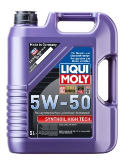 Масло мотор. Liqui Moly  5W50 Synthoil High Tech (синт) (5л) 1*4 шт. (9068)