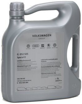 Масло моторное 5W40 "SPECIAL G" VW 502.00/505.00 5L Масло моторное 5W40 "SPECIAL G" VW 502.00/505.00 5L