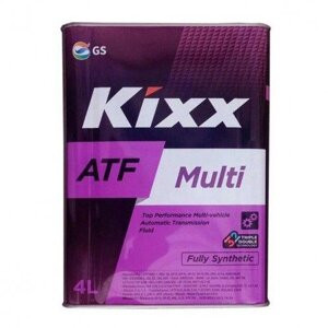 Масло трансмисс. Kixx ATF Multi Plus (4л) 1*4 шт. (металл)
