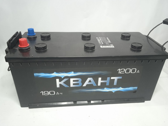 Аккумулятор 6 СТ 190 ВЛЧ КВАНТ конус (п.т. 1200 Ач) Аккумулятор 6 СТ 190 ВЛЧ КВАНТ конус (п.т. 1200 Ач)