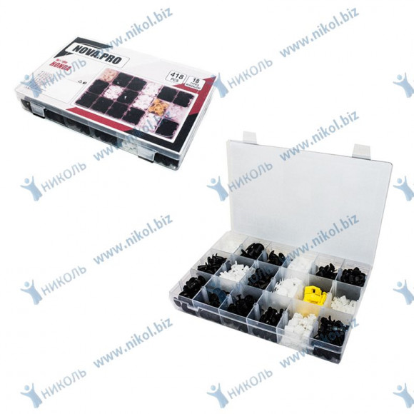 Пистон иномарки набор NOVA-PRO HONDA 418 шт в уп. Пистон иномарки набор NOVA-PRO HONDA 418 шт в уп.