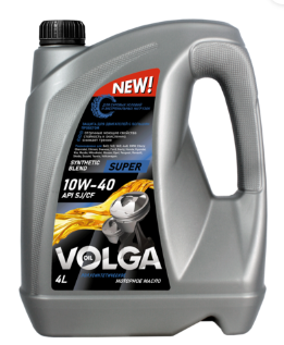 Масло мотор. 10W40 Волга-Ойл Super API SJ/CF  (4л) 1*3шт