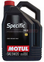 Масло мотор. MOTUL 5W20 SPECIFIC FORD 948 B (5л) 1*4 шт. Масло мотор. MOTUL 5W20 SPECIFIC FORD 948 B (5л) 1*4 шт.