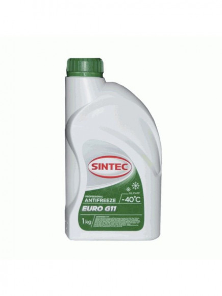Антифриз A-40 Sintec Euro G11 (зелёный) (5 кг) 1*4шт Антифриз A-40 Sintec Euro G11 (зелёный) (5 кг) 1*4шт