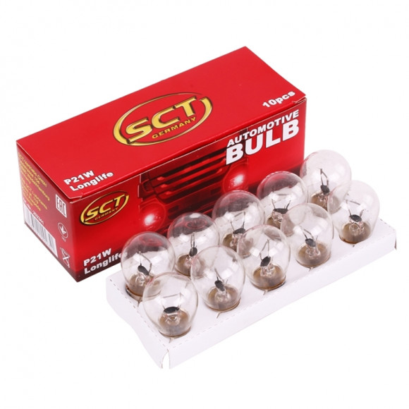 SCT 202075 (P21W 12V BA15s) (10шт./кор.) указатель поворота SCT 202075 (P21W 12V BA15s) (10шт./кор.) указатель поворота