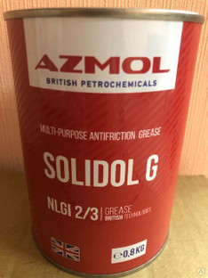 Смазка Солидол-Ж АЗМОЛ (0,8кг) (1*24шт) Смазка Солидол-Ж АЗМОЛ (0,8кг) (1*24шт)