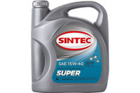 Масло мотор. SINTEC SUPER SAE 15W40 API SG/CD  (5л) 1*4шт