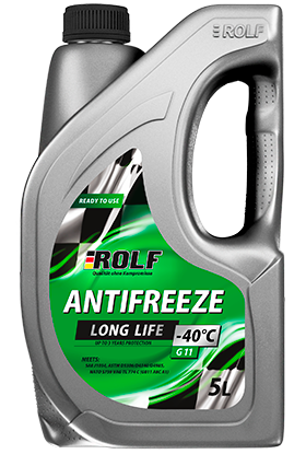 Антифриз ROLF G11 Green (5л) (1*4) Антифриз ROLF G11 Green (5л) (1*4)