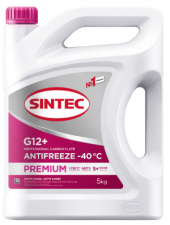 Антифриз A-40 Sintec PREMIUM G12+ (карбоксилатный) (5 кг) 1*4шт Антифриз A-40 Sintec PREMIUM G12+ (карбоксилатный) (5 кг) 1*4шт
