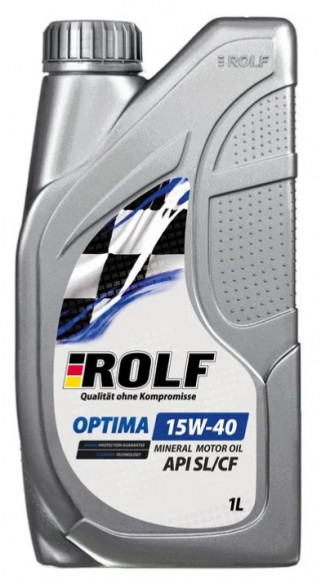 Масло мотор. ROLF. Optima SAE 20W50 API SL/CF 4л. Пластик Масло мотор. ROLF. Optima SAE 20W50 API SL/CF 4л. Пластик
