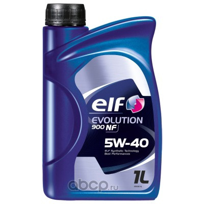 Масло мотор. 5W40 ELF Evolution 900 NF (1 л) (1*18) Масло мотор. 5W40 ELF Evolution 900 NF (1 л) (1*18)