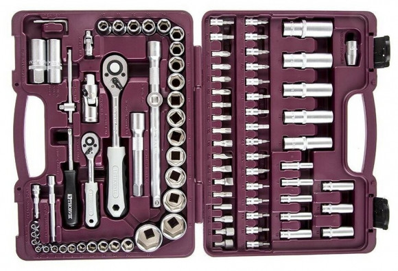 UTS0094 Набор инструмента универсальный 1/4", 1/2"DR, 94 предмета UTS0094 Набор инструмента универсальный 1/4", 1/2"DR, 94 предмета