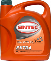 Масло мотор. SINTEC EXTRA SAE 20W50 API SG/CD (4л) 1*4шт