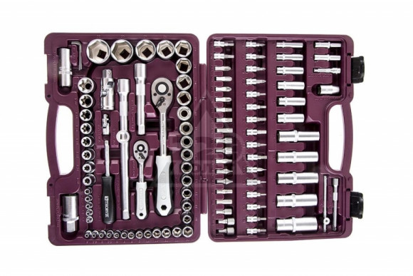 UTS0108 Набор инструмента универсальный 1/4", 1/2"DR, 108 предметов UTS0108 Набор инструмента универсальный 1/4", 1/2"DR, 108 предметов