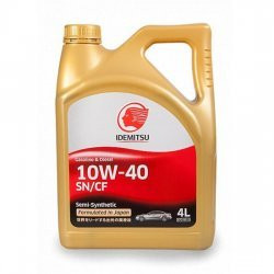 Масло моторн. Idemitsu 10W40 SN/GF полусинт. (4л) 1*6 шт. (пластик) Масло моторн. Idemitsu 10W40 SN/GF полусинт. (4л) 1*6 шт. (пластик)
