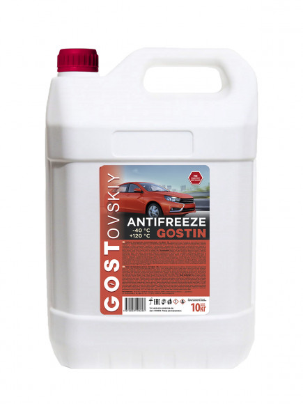 Антифриз "ГОСТовский" красный (10 кг) 1*2шт Антифриз "ГОСТовский" красный (10 кг) 1*2шт