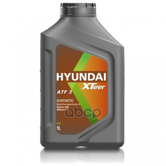 Масло трансмис. Hyundai XTeer ATF 3, 1л. 1*12шт. Масло трансмис. Hyundai XTeer ATF 3, 1л. 1*12шт.