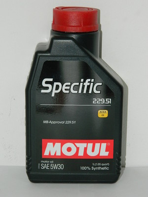 Масло мотор. MOTUL  SPECIFIC MB 229.52  5W30 (1л.) (1*12)
