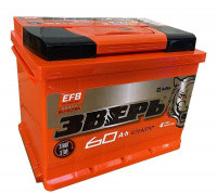 АКБ 6СТ-60 ЗВЕРЬ EFB стан.(640А) АКБ 6СТ-60 ЗВЕРЬ EFB стан.(640А)