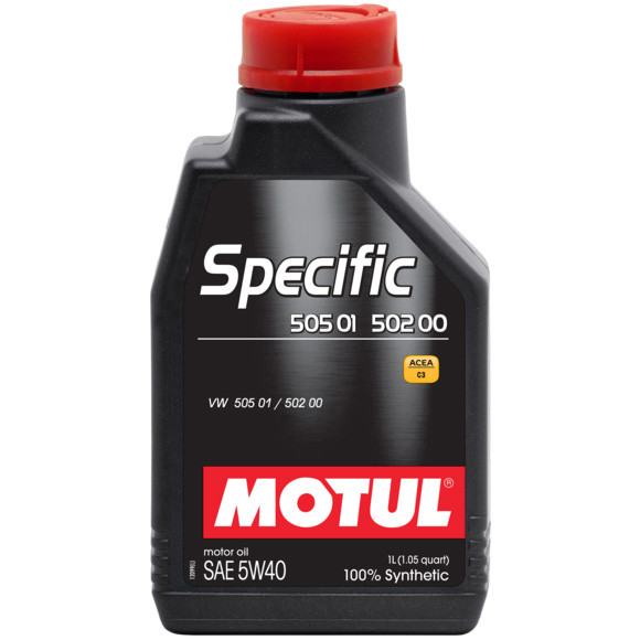 Масло мотор. MOTUL  SPECIFIC VW 502/505/505.01 5W40 (1 л) (1*12)