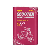 7805 Синт. моторн. масло для скутеров Scooter 2-Takt Premium API TC+ (1л.) metal 1*12шт. 7805 Синт. моторн. масло для скутеров Scooter 2-Takt Premium API TC+ (1л.) metal 1*12шт.