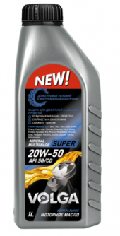 Масло мотор. 20W50 Волга-Ойл Super API SG/CD (1л) 1*12шт Масло мотор. 20W50 Волга-Ойл Super API SG/CD (1л) 1*12шт