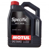 Масло мотор. MOTUL SPECIFIC VW 502/505/505.01 5W40 (5 л) (1*4) Масло мотор. MOTUL SPECIFIC VW 502/505/505.01 5W40 (5 л) (1*4)