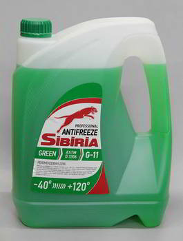 Антифриз A-40 SIBIRIA G-11 зелёный (3 кг) 1*4шт Антифриз A-40 SIBIRIA G-11 зелёный (3 кг) 1*4шт
