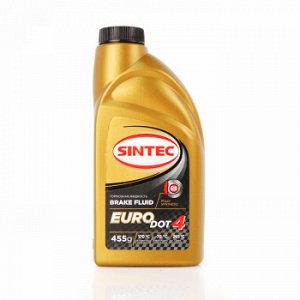 Жидкость тормоз. ДОТ-4 Sintec EURO (0,455 г.) tk 250оС Жидкость тормоз. ДОТ-4 Sintec EURO (0,455 г.) tk 250оС
