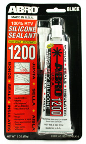 ABRO Герметик силиконовый 1200 (чёрный) (США) 85 гр. 1*12шт ABRO Герметик силиконовый 1200 (чёрный) (США) 85 гр. 1*12шт