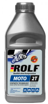 Масло мотор.   ROLF MOTO 2T  (п/с) (0.5л) пластик