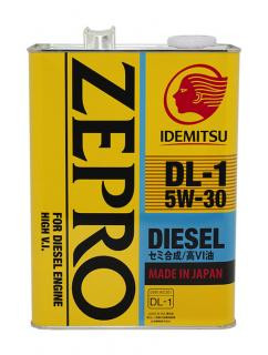 Масло моторн. Idemitsu 5W30 Zepro Diesel DL-1 синт. (4л.) 1*6 шт. (металл) Масло моторн. Idemitsu 5W30 Zepro Diesel DL-1 синт. (4л.) 1*6 шт. (металл)