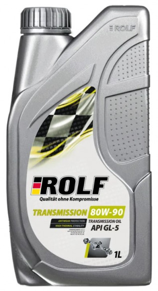 Масло трансм. ROLF Transmission SAE 80W90 API GL-5 (1л) пластик 1*12шт