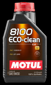 Масло мотор. MOTUL 8100 ECO-CLEAN 5W30 (1л.) (1*12) Масло мотор. MOTUL 8100 ECO-CLEAN 5W30 (1л.) (1*12)