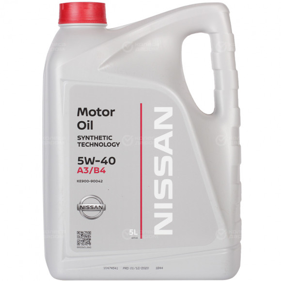 Масло мотор. 5W40 Nissan Motor Oil A3/B4 (5л) 1*3шт. Масло мотор. 5W40 Nissan Motor Oil A3/B4 (5л) 1*3шт.