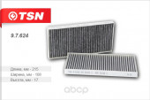 97624 Фильтр TSN салона угольный (комплект 2 штуки) KIA SORENTO SPORTAGE II 97624 Фильтр TSN салона угольный (комплект 2 штуки) KIA SORENTO SPORTAGE II