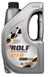 Масло трансм. ROLF ATF III  (4л) 1*4шт Пластик