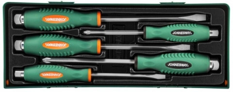 D70105SC Набор отверток стержневых ударных, силовых под ключ, в ложементе, 5 предметов D70105SC Набор отверток стержневых ударных, силовых под ключ, в ложементе, 5 предметов