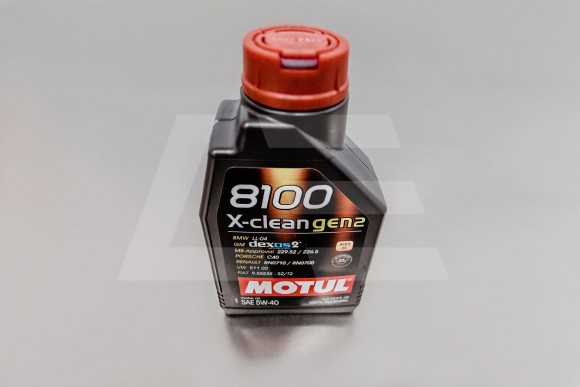 Масло мотор. MOTUL  8100 X-CLEAN GEN2 5W40 (1л.) (1*12)