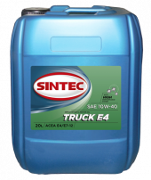 Масло мотор. SINTEC TRUCK SAE 10W40 ACEA E4/E7 (20л) Масло мотор. SINTEC TRUCK SAE 10W40 ACEA E4/E7 (20л)