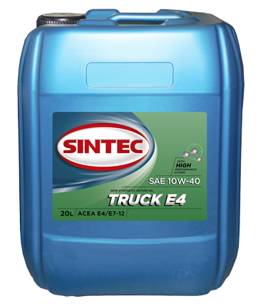 Масло мотор. SINTEC TRUCK SAE 10W40 ACEA E4/E7 (20л) Масло мотор. SINTEC TRUCK SAE 10W40 ACEA E4/E7 (20л)